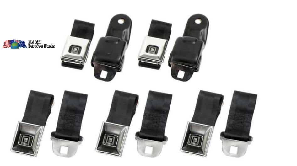 Seat Belt Set: 1968-69  Camaro - Firebird Deluxe set of 5